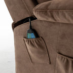 Fauteuil inclinable électrique releveur de massage chauffant
