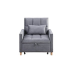 Fauteuil Lit Convertible 3 en 1, Noir