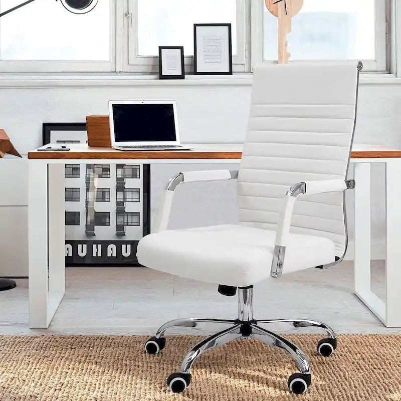 Chaise de bureau Homall nervurée Chaise de bureau d'ordinateur