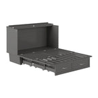 Lit escamotable coffre Chelsea Queen avec matelas