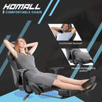 Chaise de jeu avec repose-pieds - Chaise de bureau ergonomique