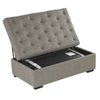 Pouf lit pliant, pouf de 126 cm avec lit pliant, pouf-lit convertible avec matelas à mémoire de forme et design capitonné