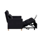 Fauteuil Lit Convertible 3 en 1, Noir