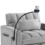 Fauteuil-lit convertible réglable, lit d'appoint escamotable