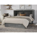 Lit escamotable coffre Chelsea Queen avec matelas