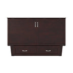 Lit escamotable coffre Chelsea Queen avec matelas