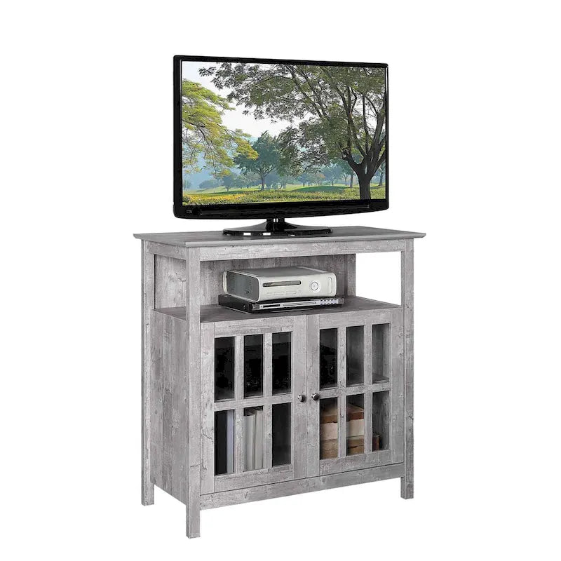 Meuble TV Big Sur Highboy de 40 pouces avec rangements, par Convenience Concepts
