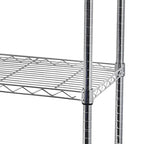 Étagère métallique à 5 niveaux avec roulettes - (59,06 x 17,72 x 70,87)
