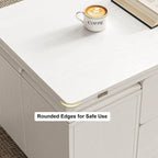 Table basse relevable pliable avec 4 tabourets et rangement