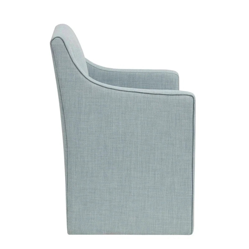 Chaise de salle à manger Charlotte avec roulettes