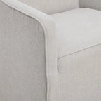 Chaise de salle à manger Charlotte avec roulettes