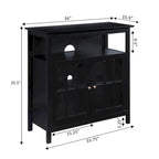 Meuble TV Big Sur Highboy de 40 pouces avec rangements, par Convenience Concepts