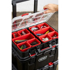Keter Stack-n-Roll – Système modulaire 3 pièces de rangement et d'organisation d'outils mobile en résine durable