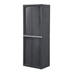 Sterilite Lot de 2 Organiseurs de Rangement à 4 Étagères Réglables pour Garage, Gris - Lot de 2