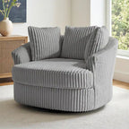 Fauteuil baquet pivotant déhoussable à bras encastrés DREAMSIDEA