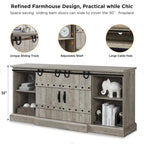 Meuble TV Cheminée de Ferme, Meuble Multimédia, Console Multimédia
