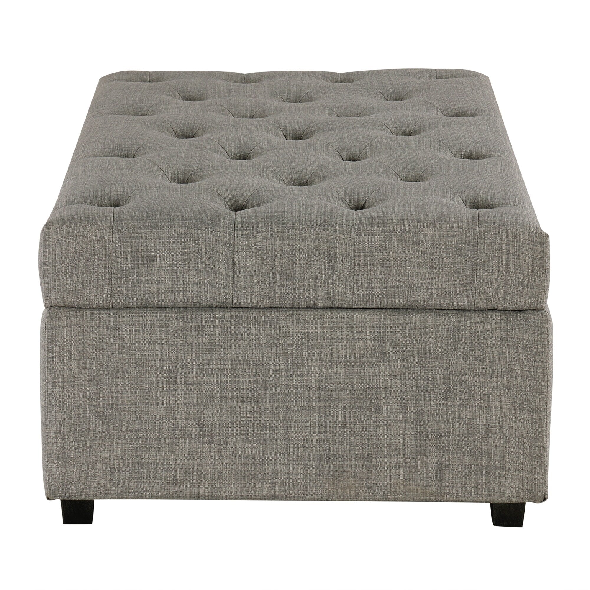 Pouf lit pliant, pouf de 126 cm avec lit pliant, pouf-lit convertible avec matelas à mémoire de forme et design capitonné