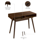 Bush Furniture Nora Bureau d'ordinateur 40W avec rangement