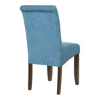 Chaise Parsons Copper Grove Five Bridge Eco en similicuir avec clous