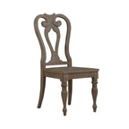 Chaise à lattes (Lot de 2)