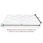 Matelas de futon pleine grandeur de 12 pouces (matelas seulement)