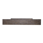 Console de table de 72 pouces pour entrée – Blanc antique et écorce vieillie
