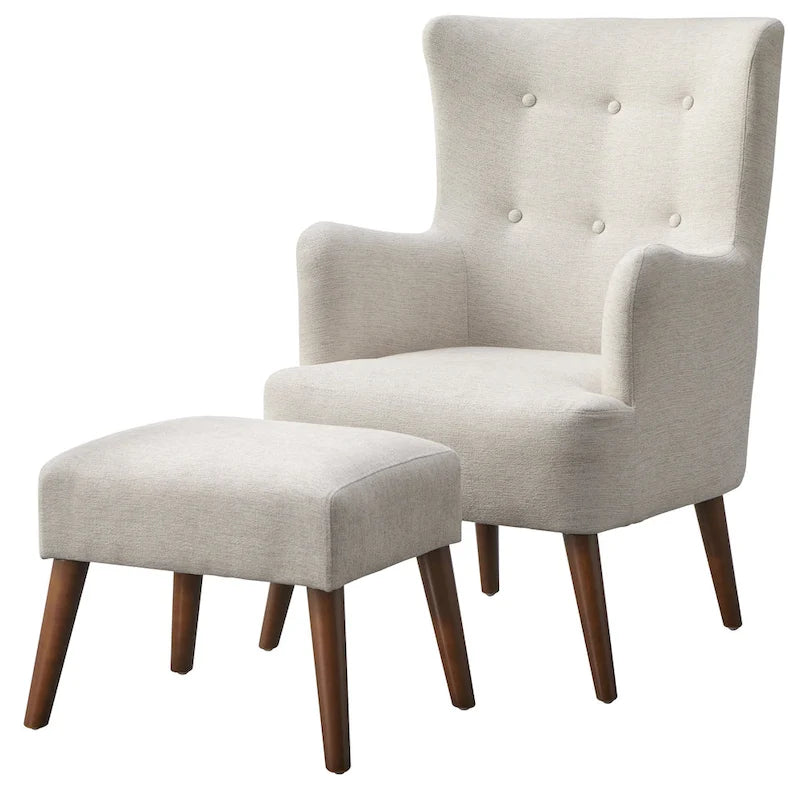 Chair and Footstool Set