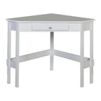 Bureau d'angle contemporain en bois à 1 tiroir