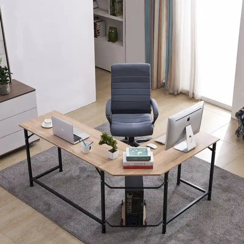 Bureau d'angle gaming en L, MDF 7121