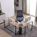 Bureau d'angle gaming en L, MDF 7121