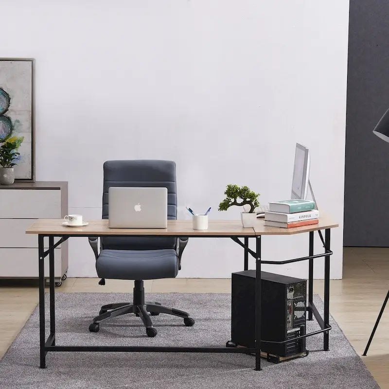 L-Shaped Corner Gaming Desk, MDF 7121