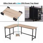 Bureau d'angle gaming en L, MDF 7121
