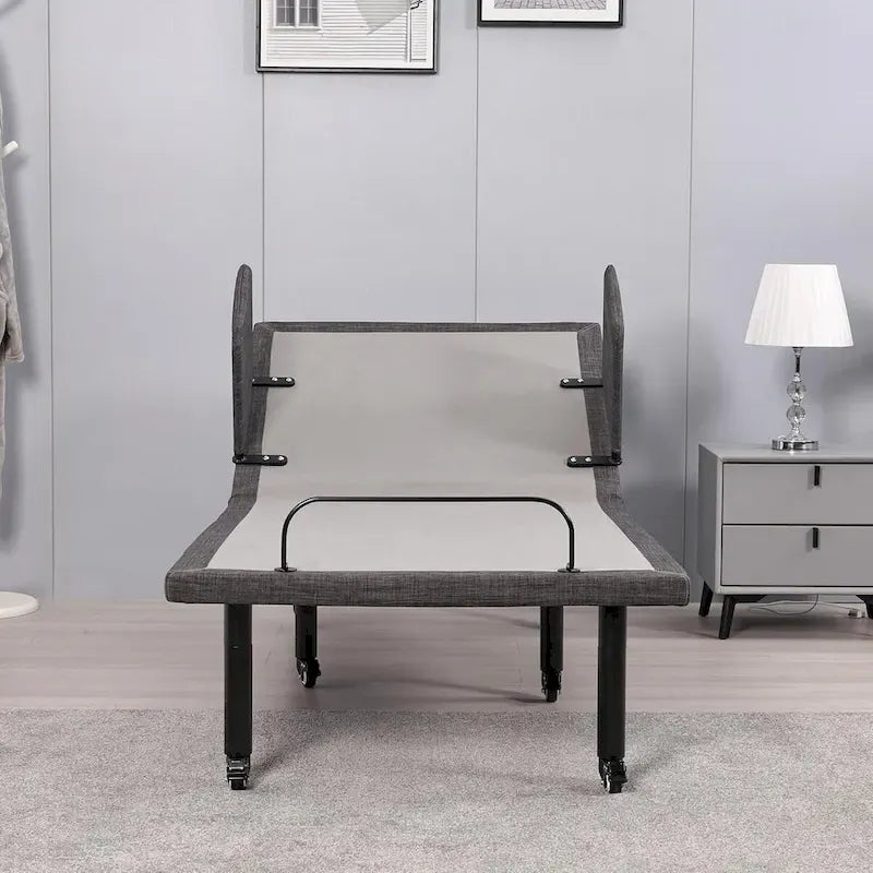 Lit articulé avec télécommande sans fil, sommier électrique avec ou sans matelas