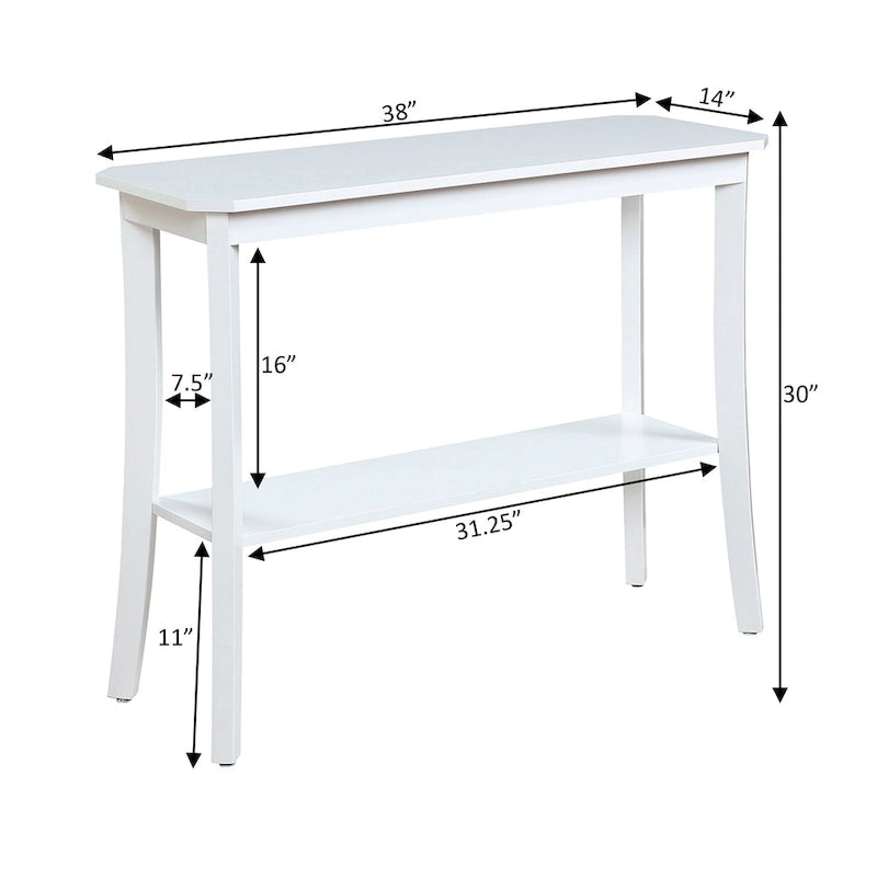 Table d'entrée avec étagère