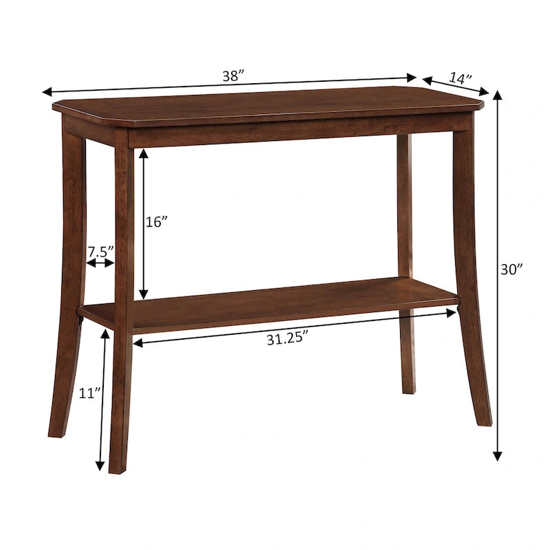 Table d'entrée avec étagère