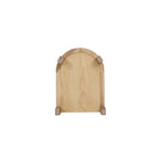 Table d'appoint — Noir avec rotin tressé naturel