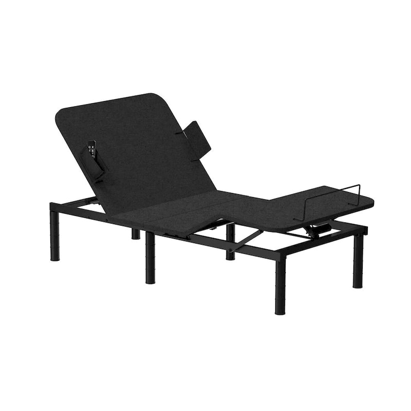 Sommier électrique Twin XL / Queen / King Split — Design zéro jeu, mode zéro gravité, inclut des arrêts matelas
