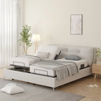 Sommier électrique Twin XL / Queen / King Split — Design zéro jeu, mode zéro gravité, inclut des arrêts matelas
