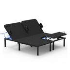 Sommier électrique Twin XL / Queen / King Split — Design zéro jeu, mode zéro gravité, inclut des arrêts matelas