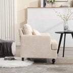 Modern Accent Chair Lounge Chair,Wood Frame Armchair