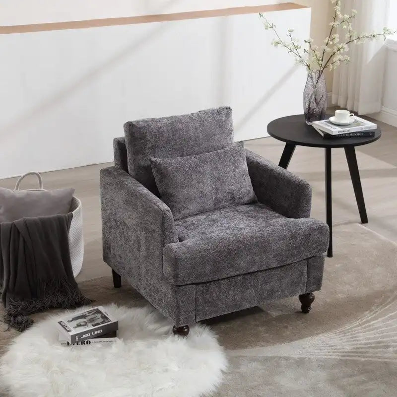 Modern Accent Chair Lounge Chair,Wood Frame Armchair