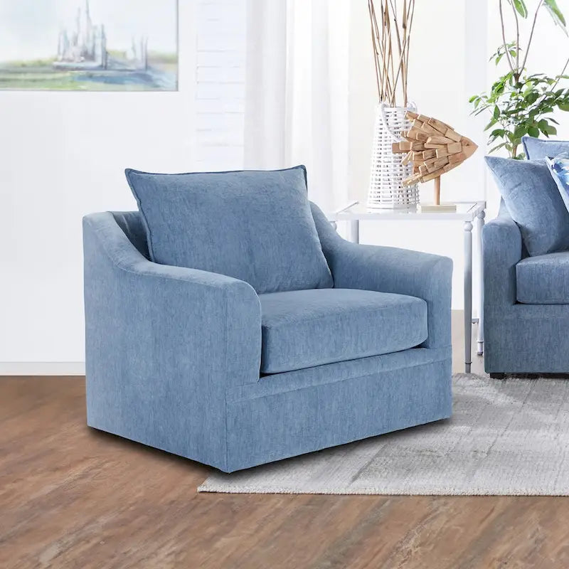 Cushioned Swivel Chair