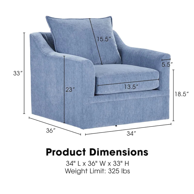 Cushioned Swivel Chair