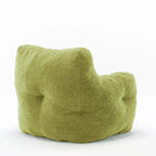 Faux Fur Bean Bag Chair — Living Room Floor Sofa, Bedroom Lounge Chair