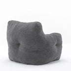 Faux Fur Bean Bag Chair — Living Room Floor Sofa, Bedroom Lounge Chair