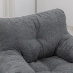 Faux Fur Bean Bag Chair — Living Room Floor Sofa, Bedroom Lounge Chair