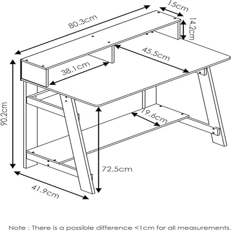 Simplistic A Frame Computer Desk