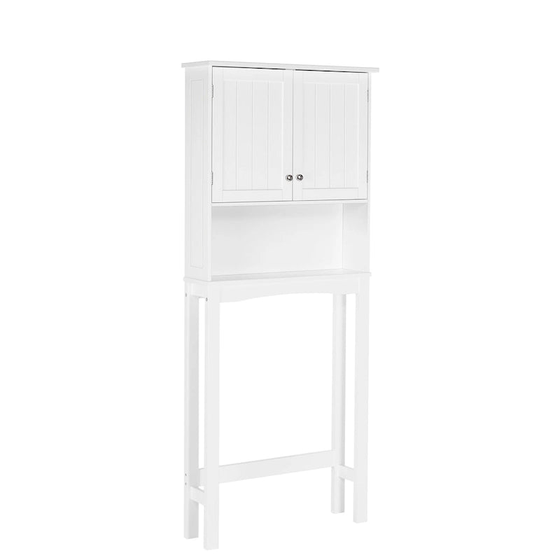 Étagère de salle de bain au-dessus des toilettes — Armoire à pharmacie murale avec étagères réglables