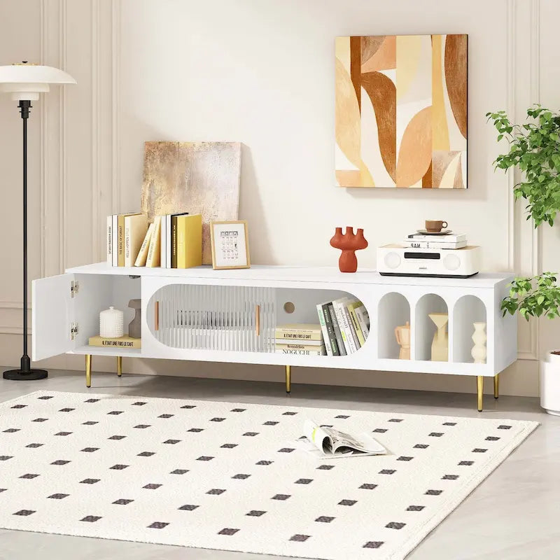 Modern TV Stand for 70 Inch TV for Living Room