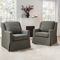 Rustic-Style Swivel Rocking Chair